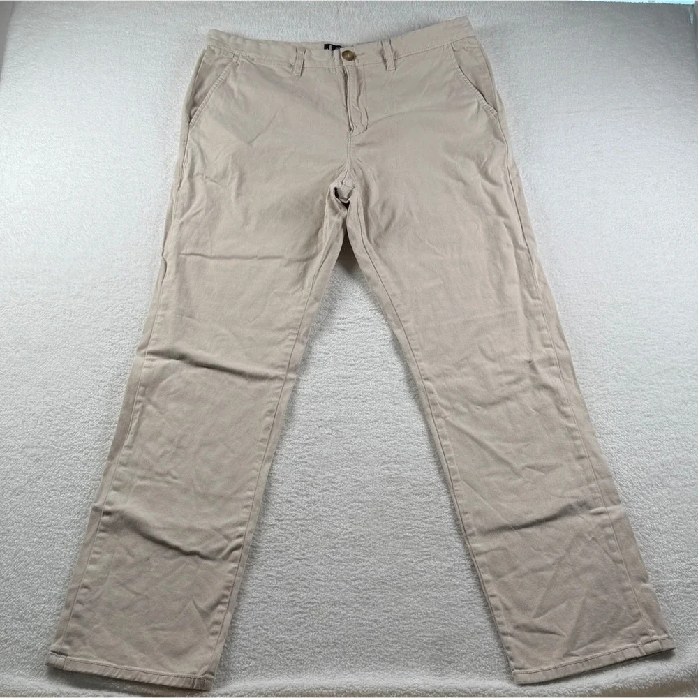 Johnnie O Golf Pants Mens 36x32 Khaki Beige Cotton‎ Blend